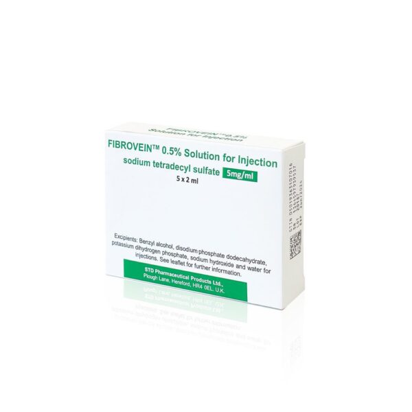 Buy Fibrovein 0.5% Solution for Injection (5 x 2ml)