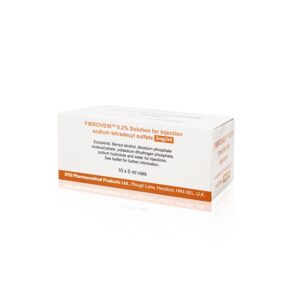 Fibrovein 0.2% Solution for injection (10 x 5ml vials)